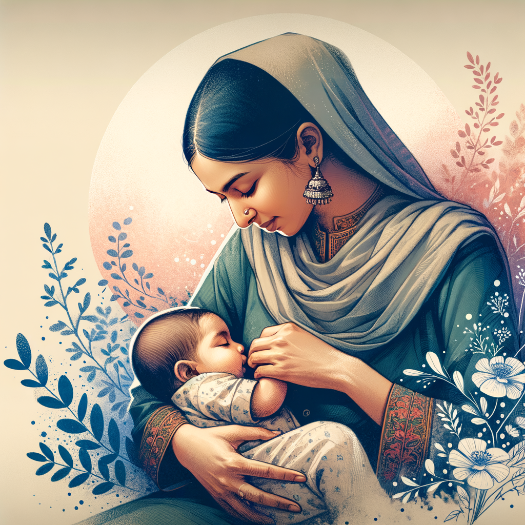 Mother experiencing the emotional benefits of breastfeeding, demonstrating intergenerational bonding and family connection through breastfeeding, highlighting the profound benefits of breastfeeding.