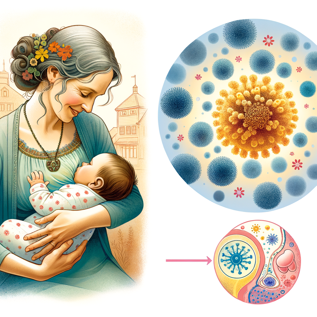 Mother breastfeeding her infant, demonstrating the breastfeeding benefits such as immune system development in babies, protection and immunity boost from breastfeeding, and overall infant health improvement.