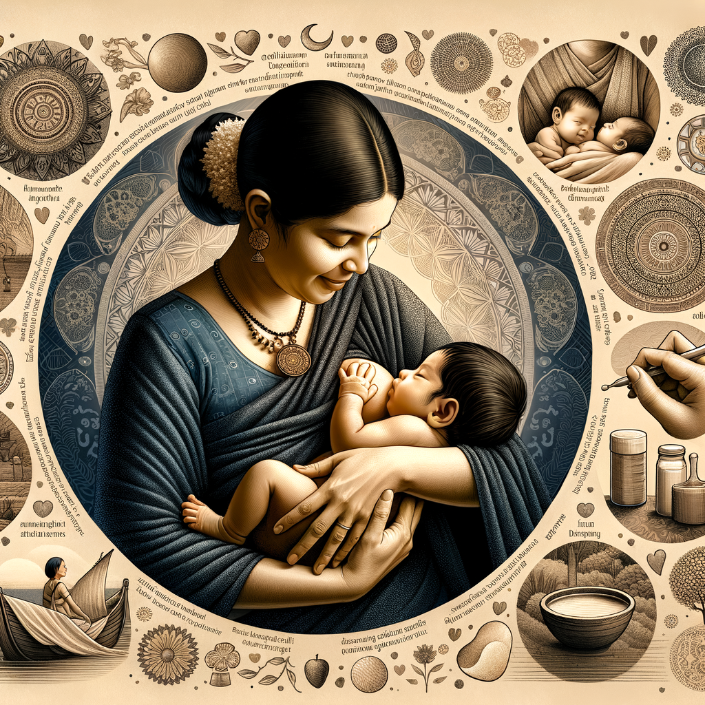 Mother using natural parenting methods and breastfeeding techniques to feed her newborn, illustrating the benefits of breastfeeding and its role in child health and bonding, as a key tool in natural parenting practices.
